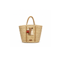 Sac à main artisanal palmier & toile de jute